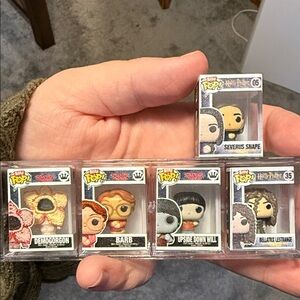 Funko Pop bitty pop Figures - Harry Potter and stranger things Collectible Set